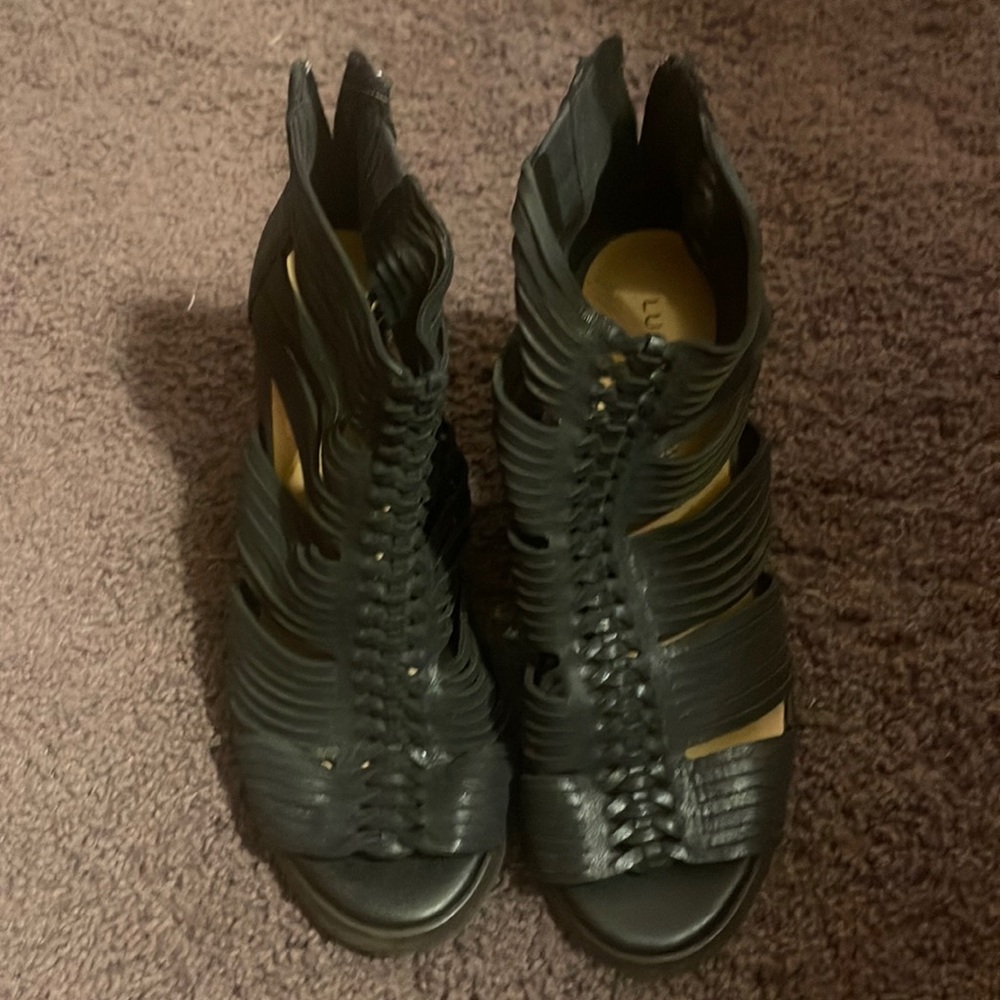 Lucky Brand Heeled sandals.